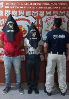 Alto Paraná: Detienen a presuntos delincuentes con armas de juguete en su poder